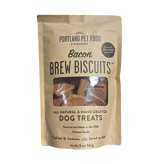 Portland Pet Food Bacon Brew Biscuits 5 Oz