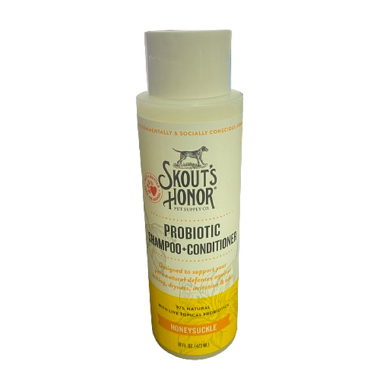 Skouts Honor Probiotic Shampoo And Conditioner Honeysuckle 16 Oz