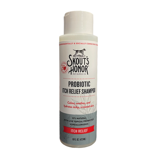 Skouts Honor Probiotic Itch Relief Shampoo 16 Oz